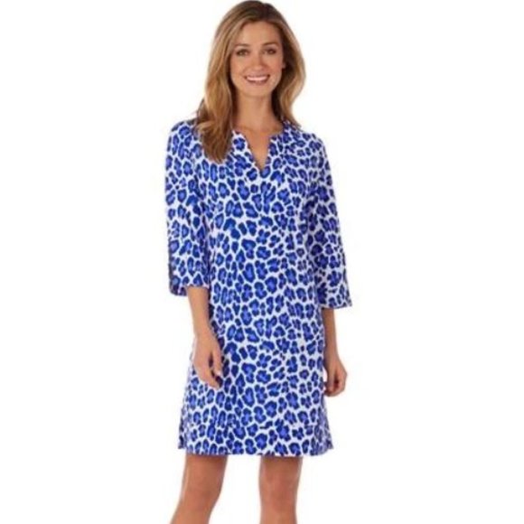 Jude Connally Dresses & Skirts - Jude Connally Megan Cheetah Tunic Dress Size XL